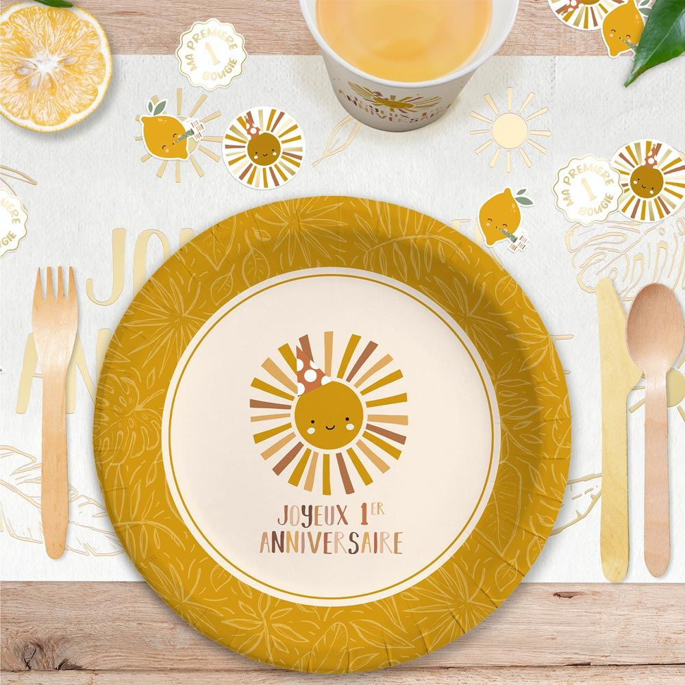 Assiettes 1er Anniversaire