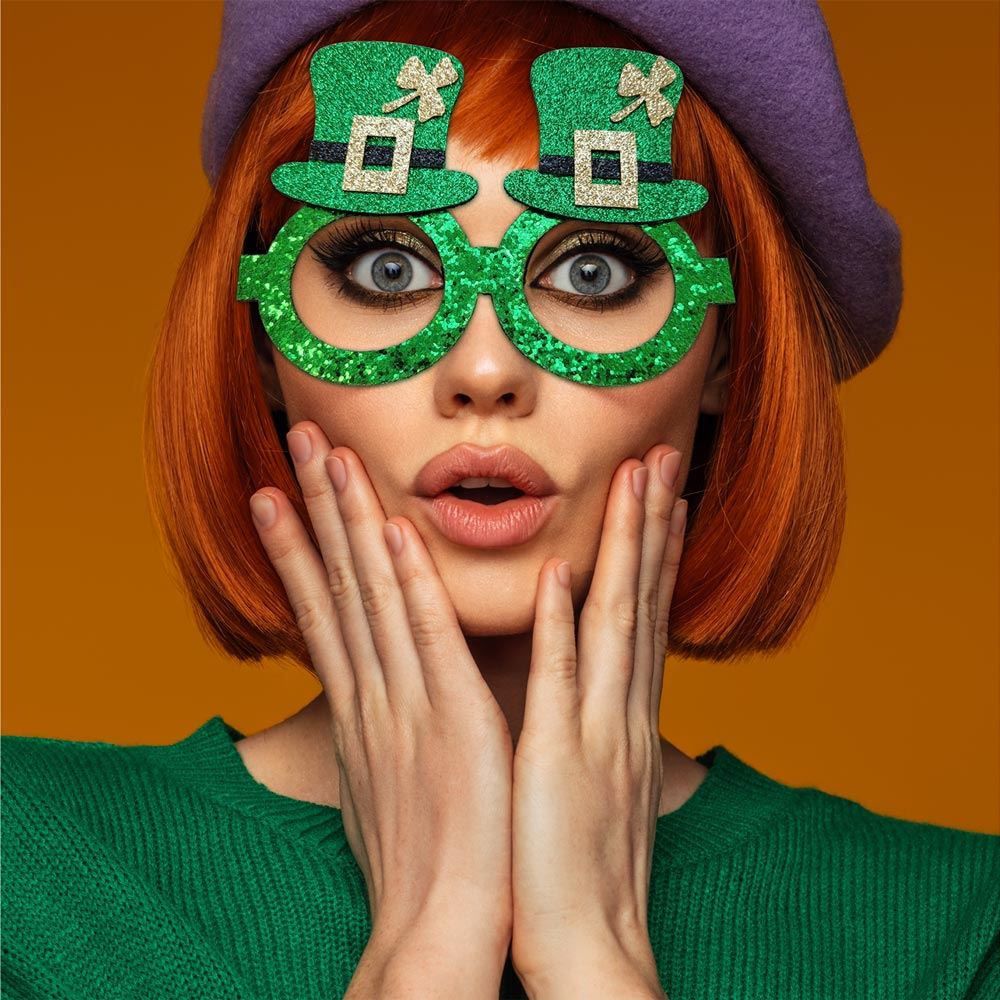 Lunettes Chapeaux Saint Patrick