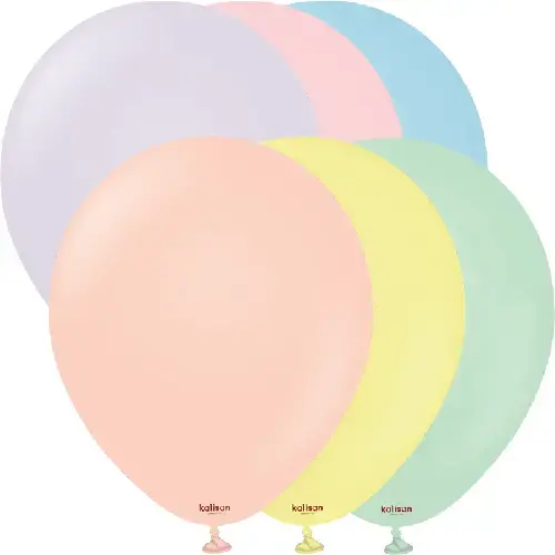 100 ballons 5" Macaron Assorted - Kalisan