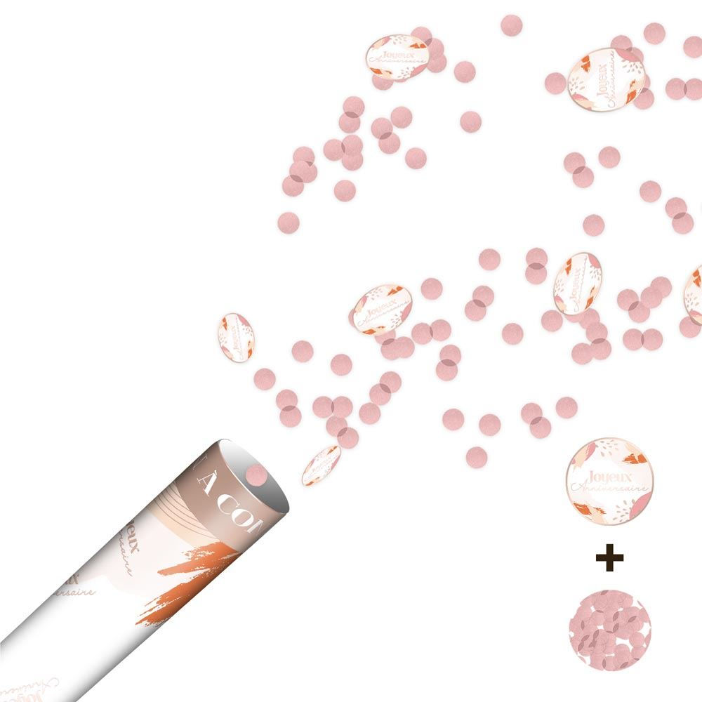 Canon Confettis Anniversaire Party Blush