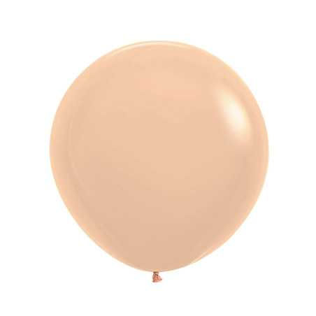 Poche de 10 ballons ronds 24 pouces (60 cm) Pêche Pastel Mat – Sempertex