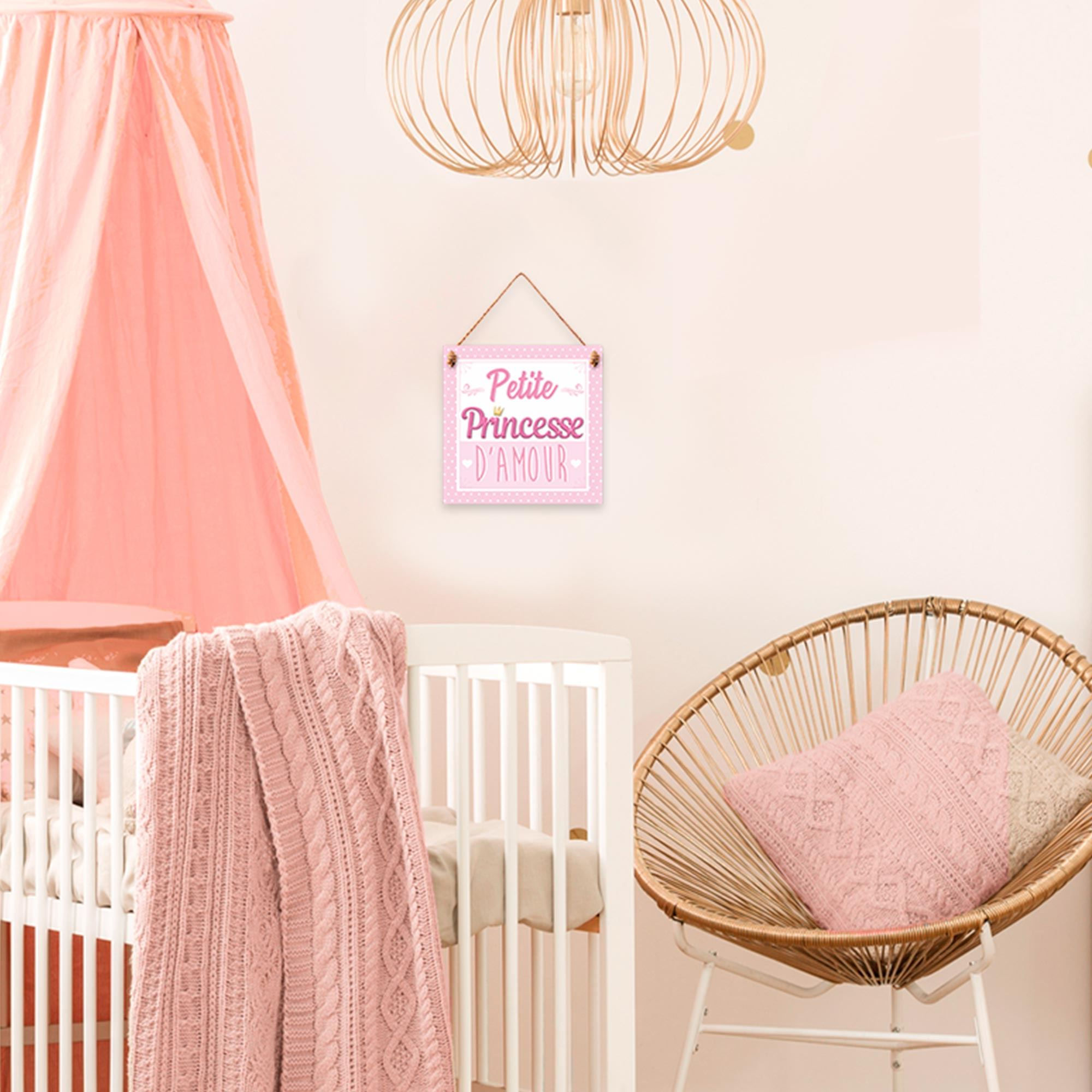 Plaque Bois Petite Princesse