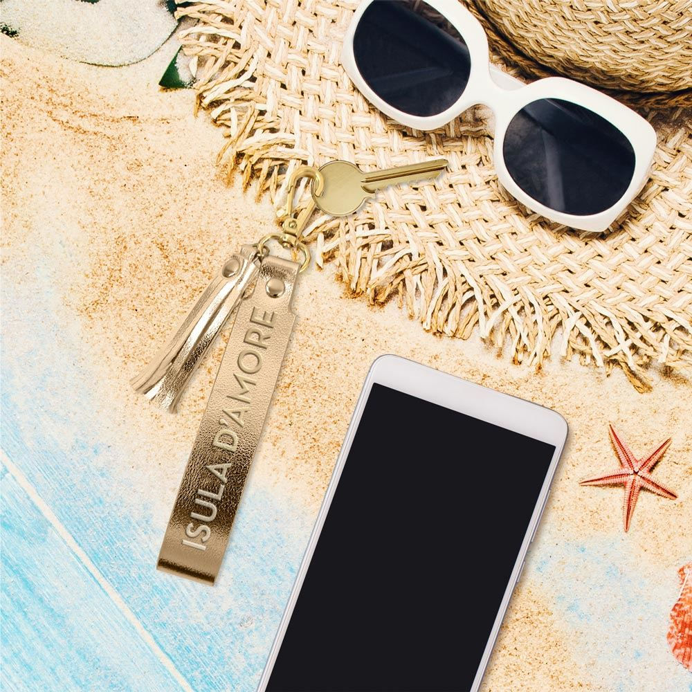 Porte Clés Métal Bronze Corsica