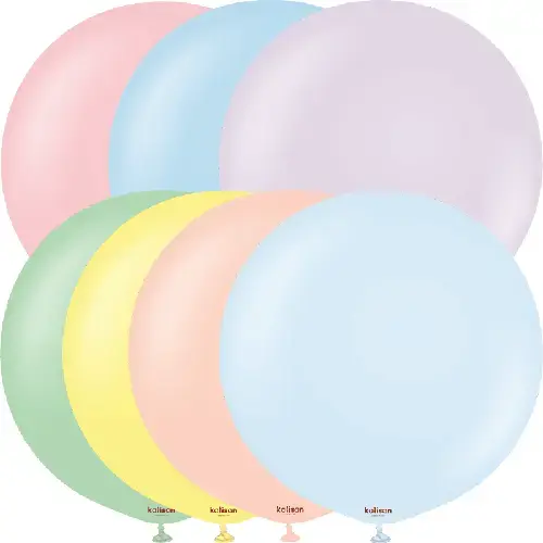 10 ballons 24" Macaron Assorted - Kalisan
