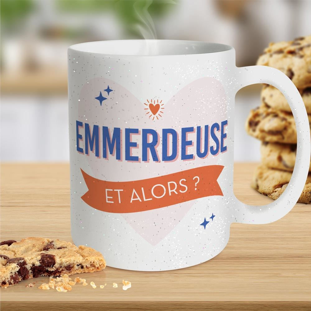 Mug à Paillettes Emmerdeuse