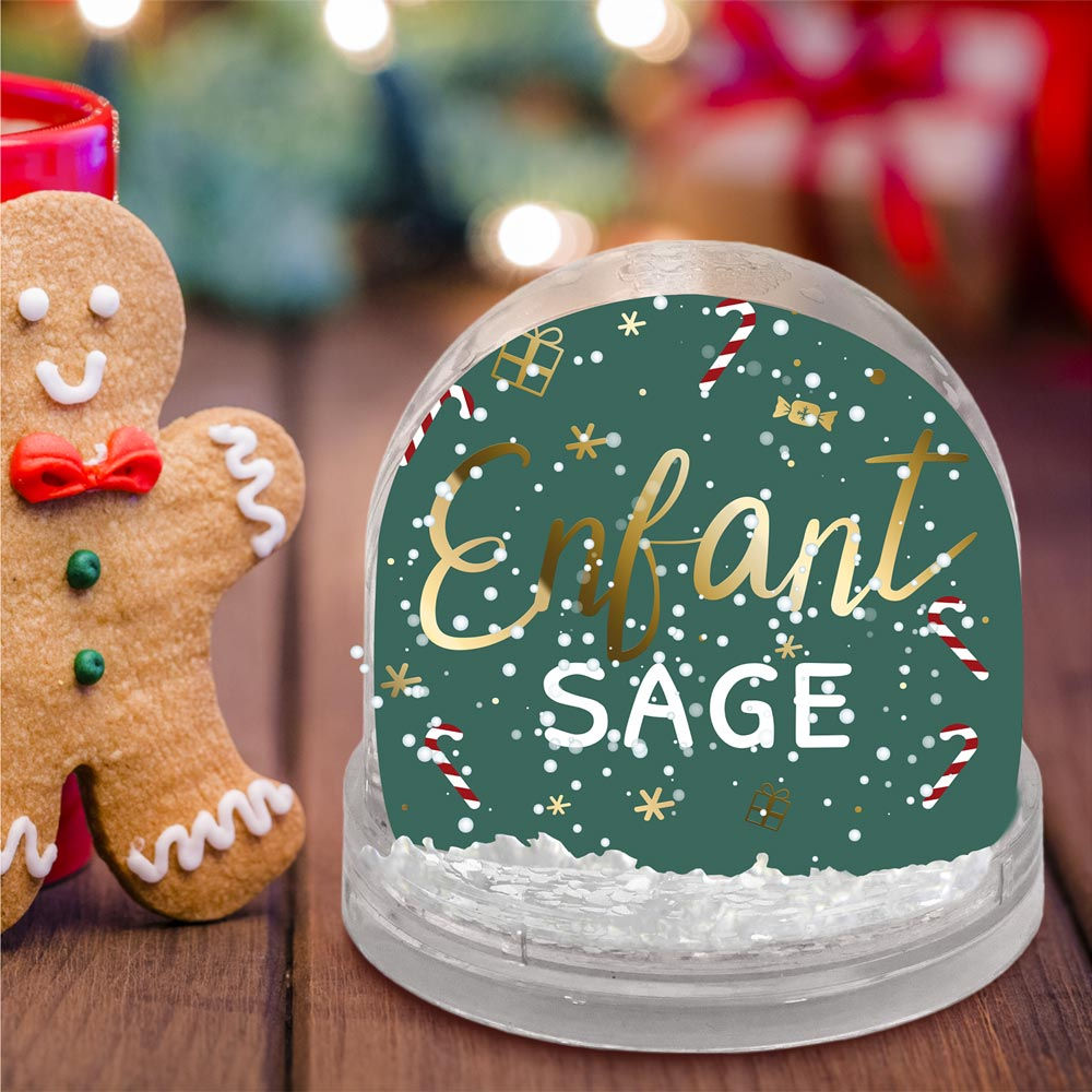 Boule à Neige "Enfant Sage"