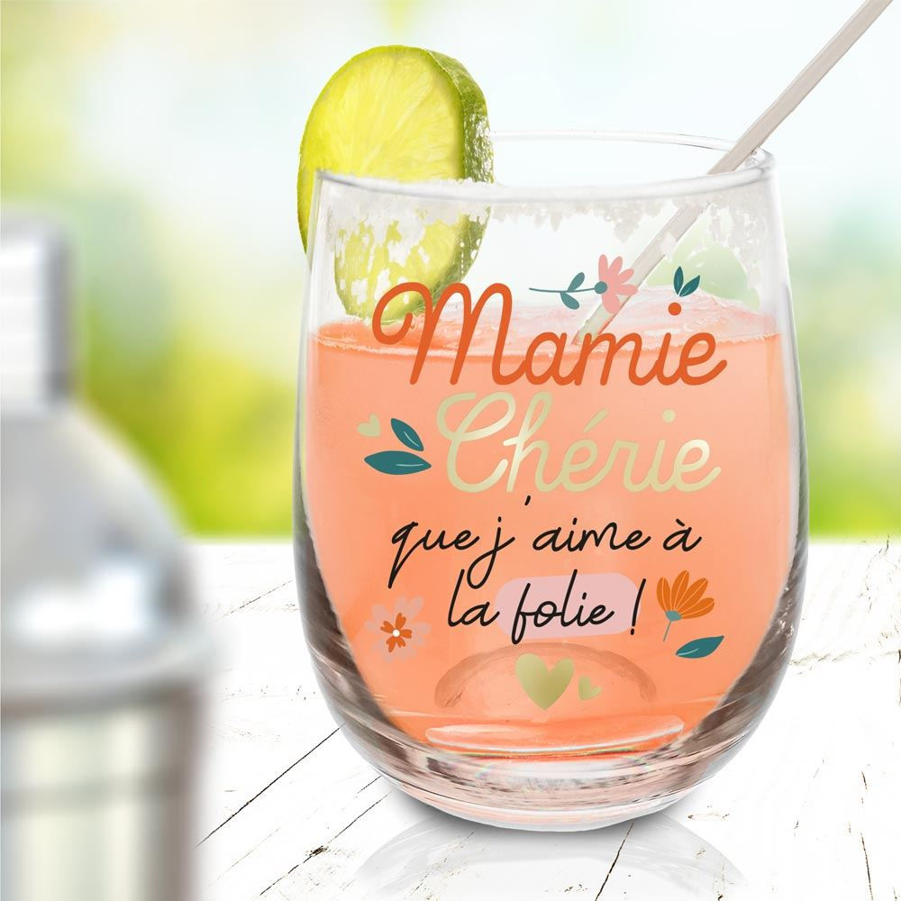 Verre Rond "Mamie Chérie"