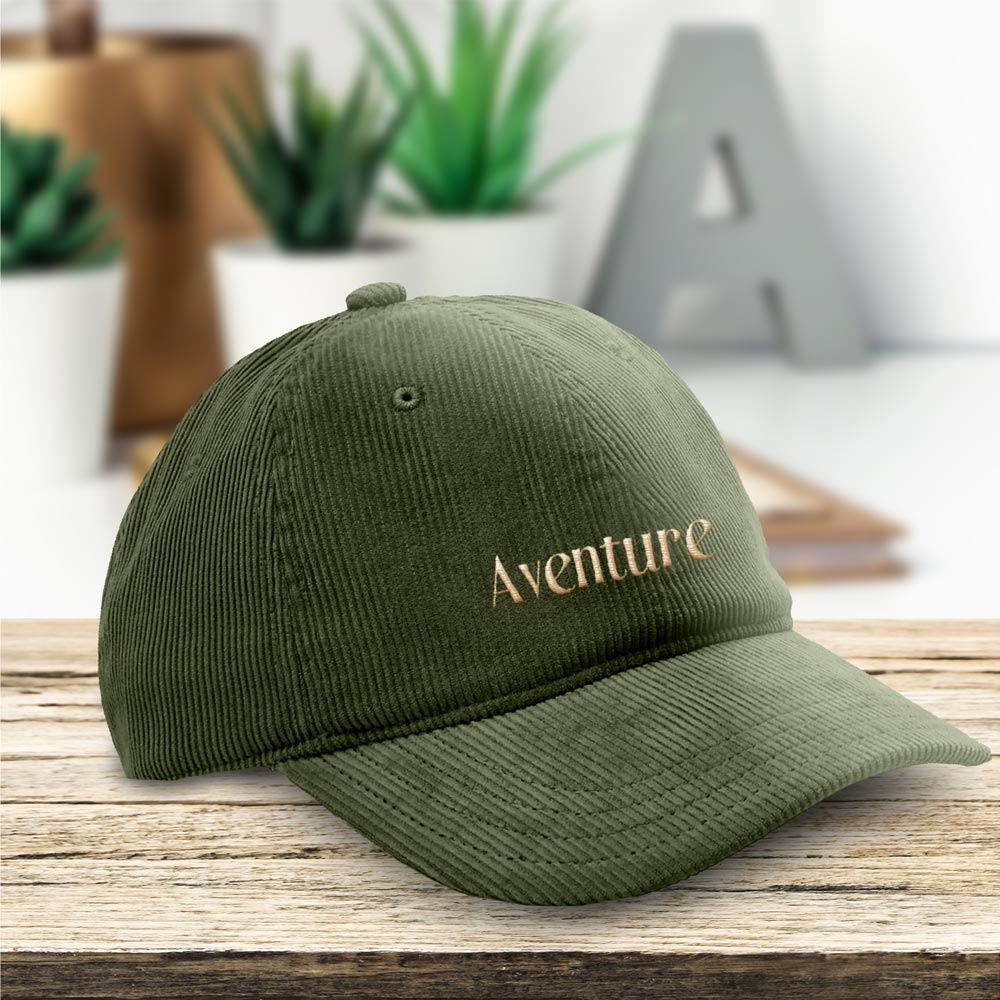 Casquette Velours Aventure