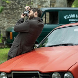 Richard Rankin taking pictures