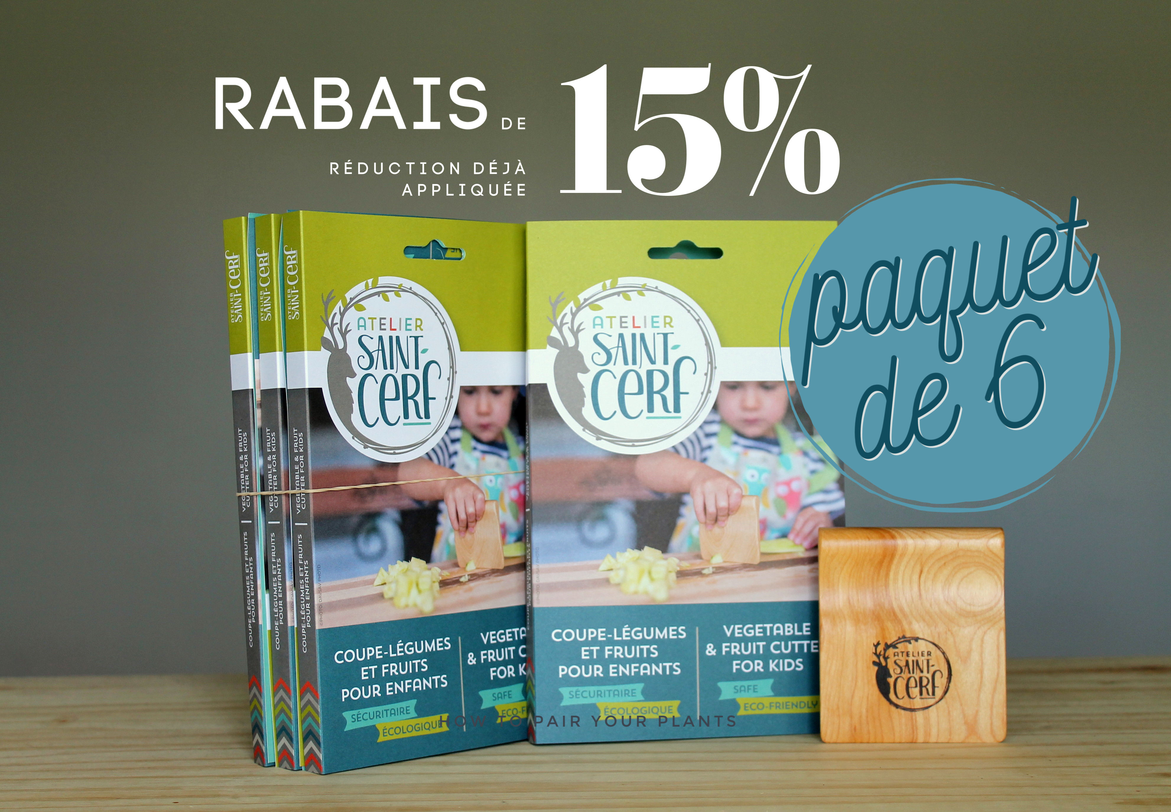 SET OF 6 vegetable and fruit cutters for children