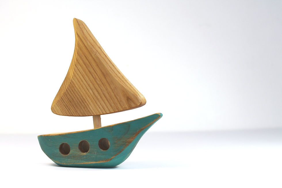 Thumbnail: Polar bear wooden toy