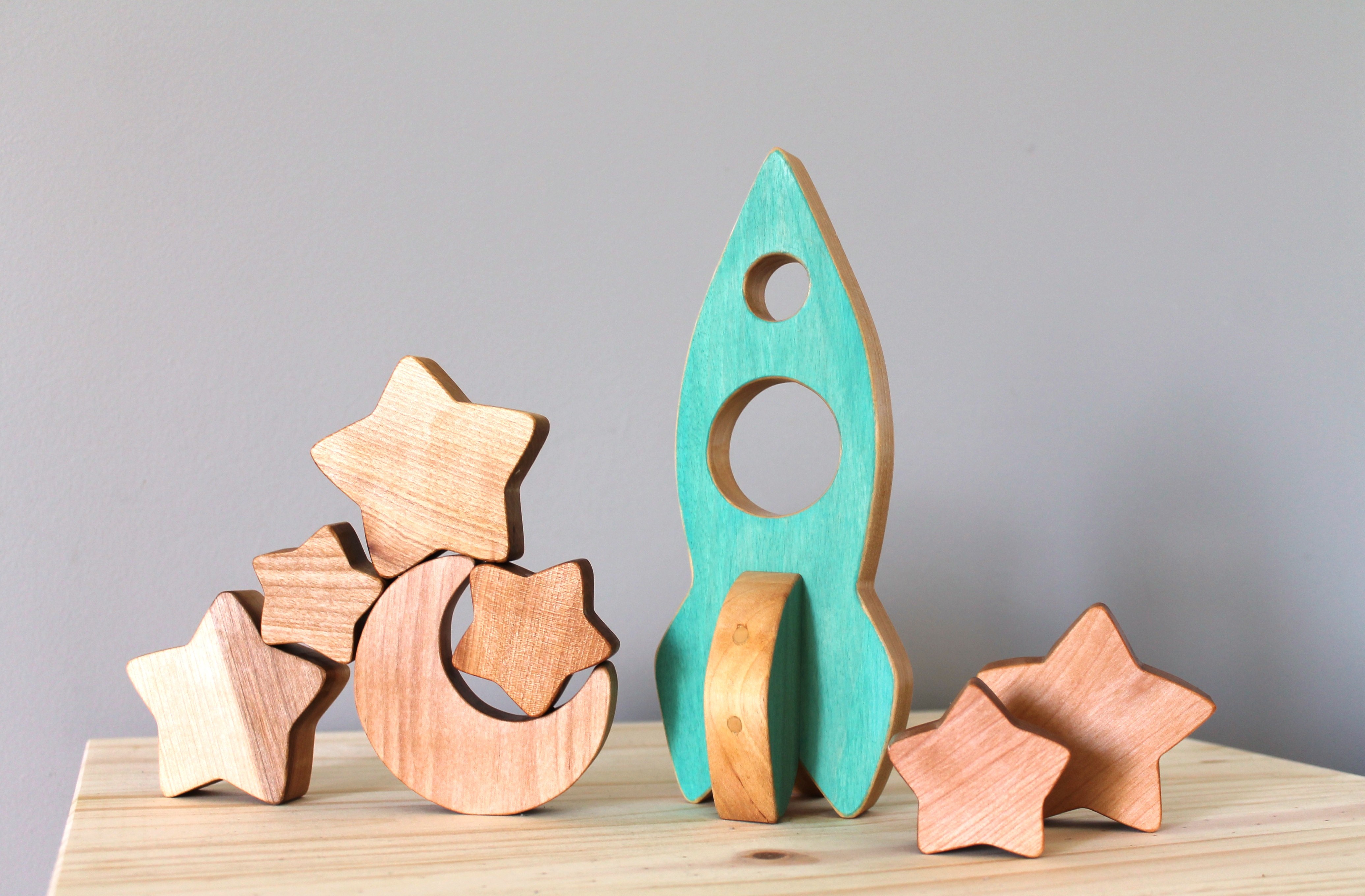 Jouet en bois FUSÉE