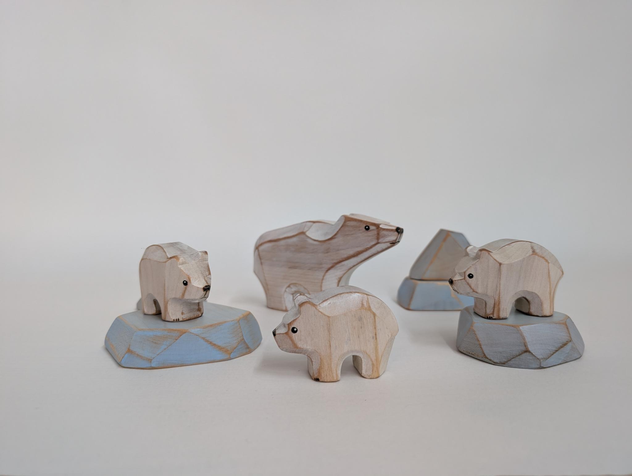 Ensemble Polaire, ours et glaciers