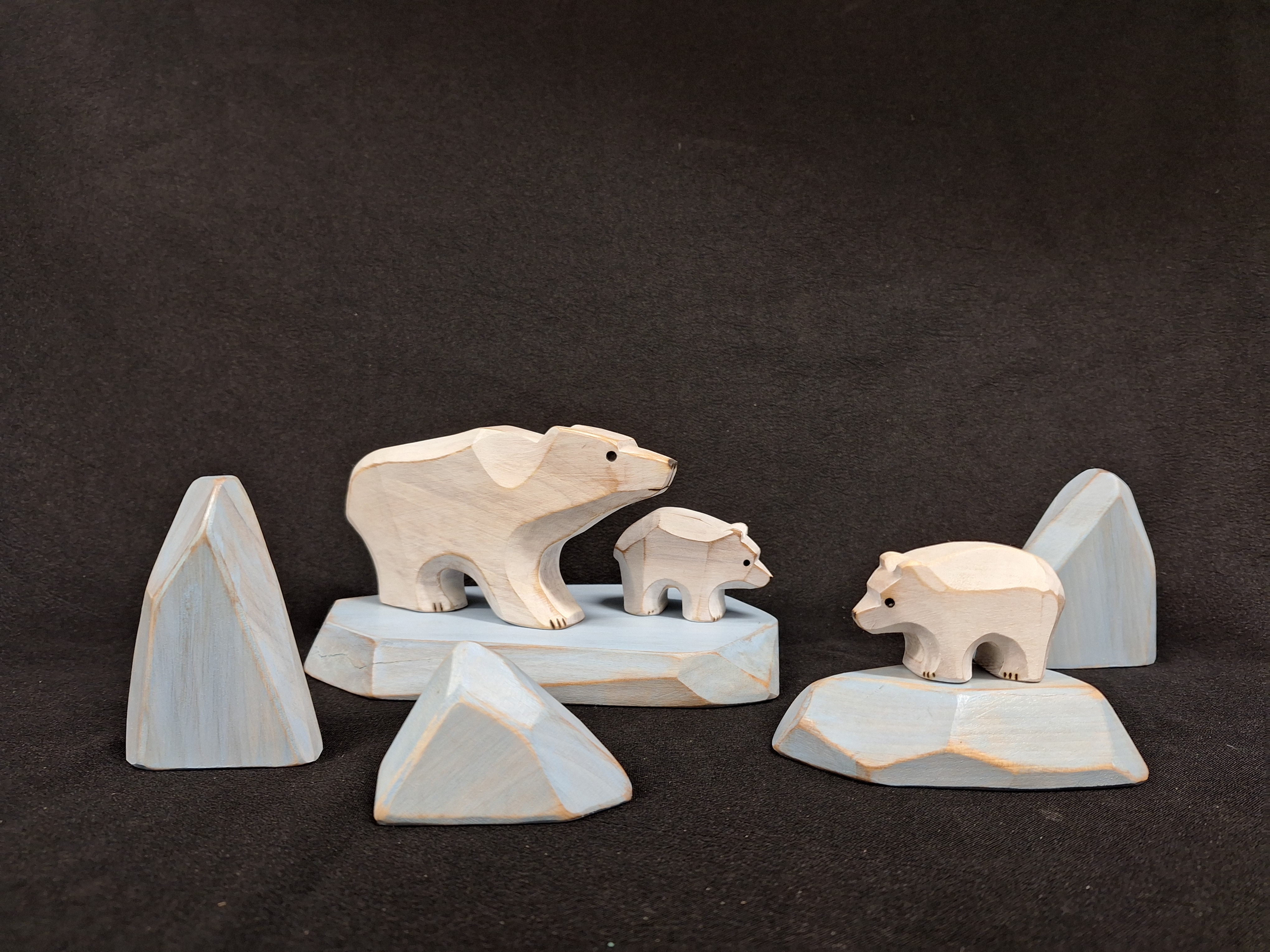 Ensemble Polaire, ours et glaciers