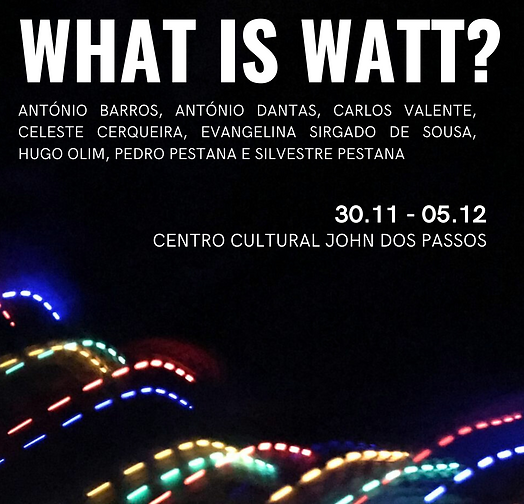 Cartaz da Exposição What is Watt?