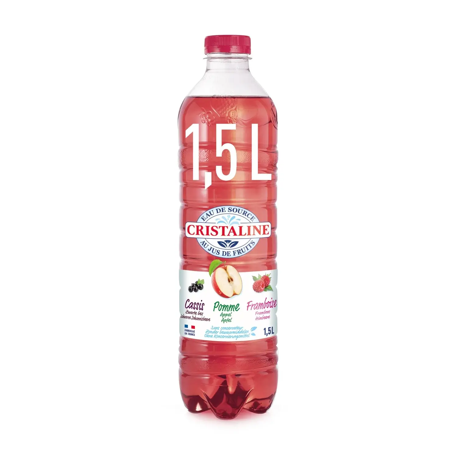Cristaline Pomme, Cassis, Framboise (1.5L)