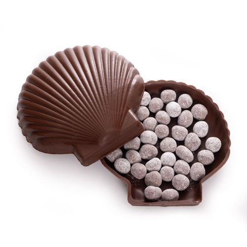Miniature : Atelier du Chocolat : Coquille St-Jacques et Perles cacao lait caramel
