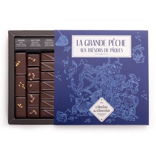 Miniature : Atelier du Chocolat : Boîte de Chocolats extra noir Ilbarritz