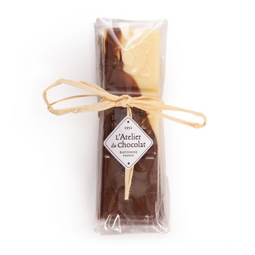 Miniature : Atelier du Chocolat : 3 Barres Animaux de la Ferme chocolat lait et blanc