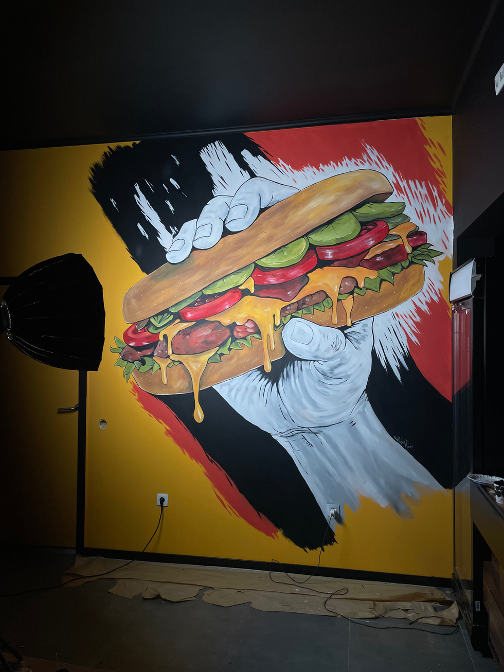 A Uniqaue Artwork for Your Space-Wall Art — Sandwich Shop