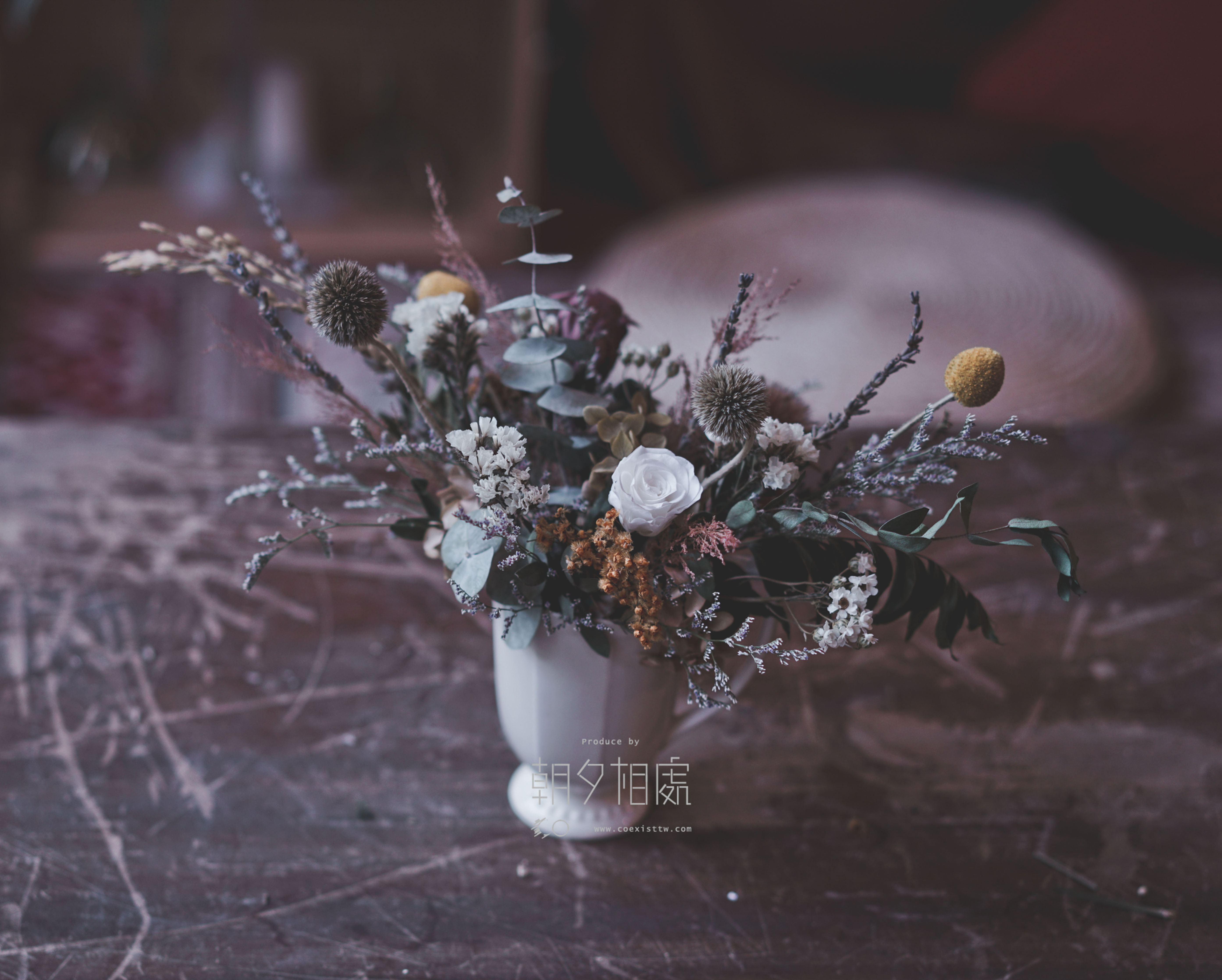 古典瓷器小盆花 | 線上手把手花藝教程第一期