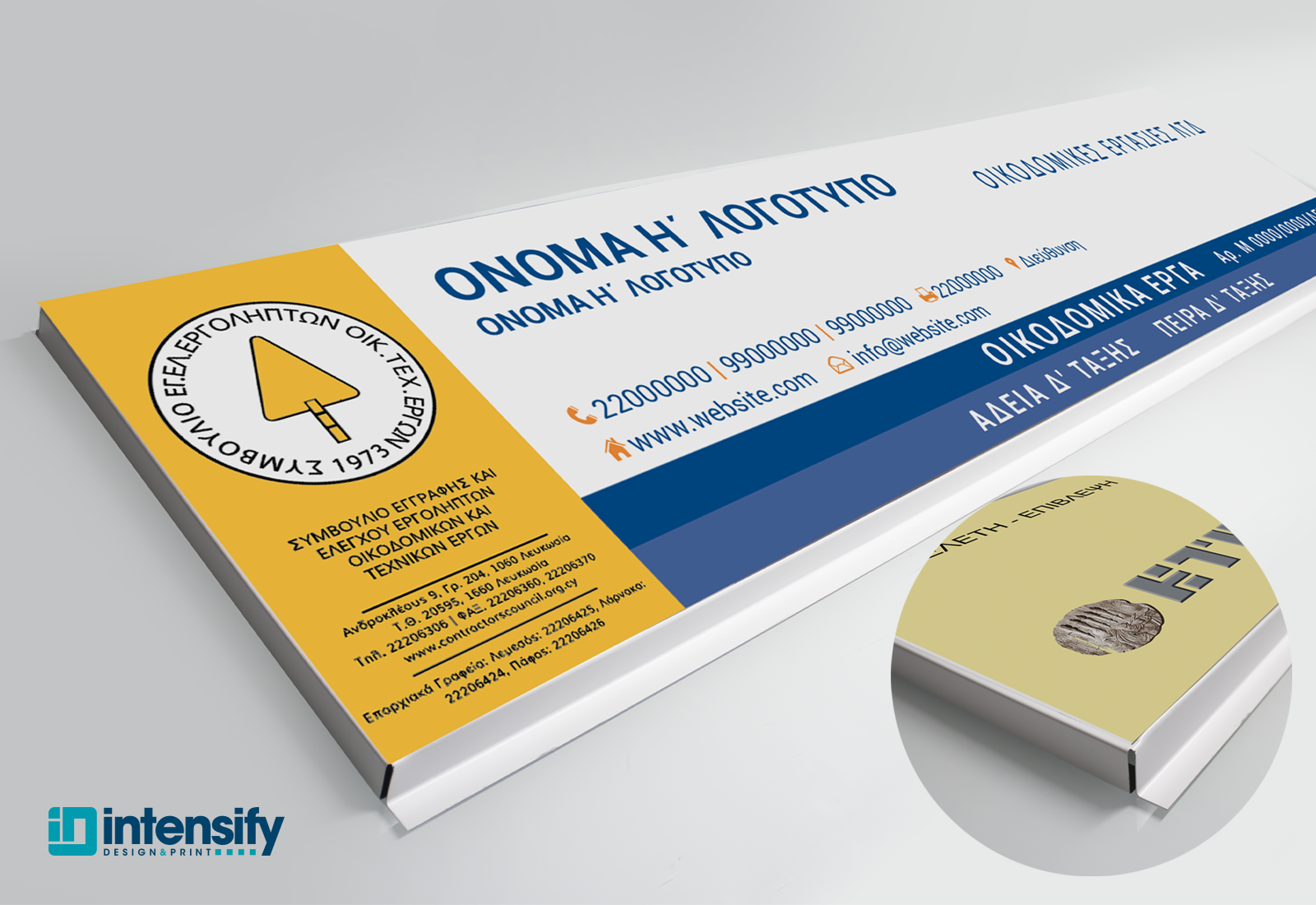 Construction site signs