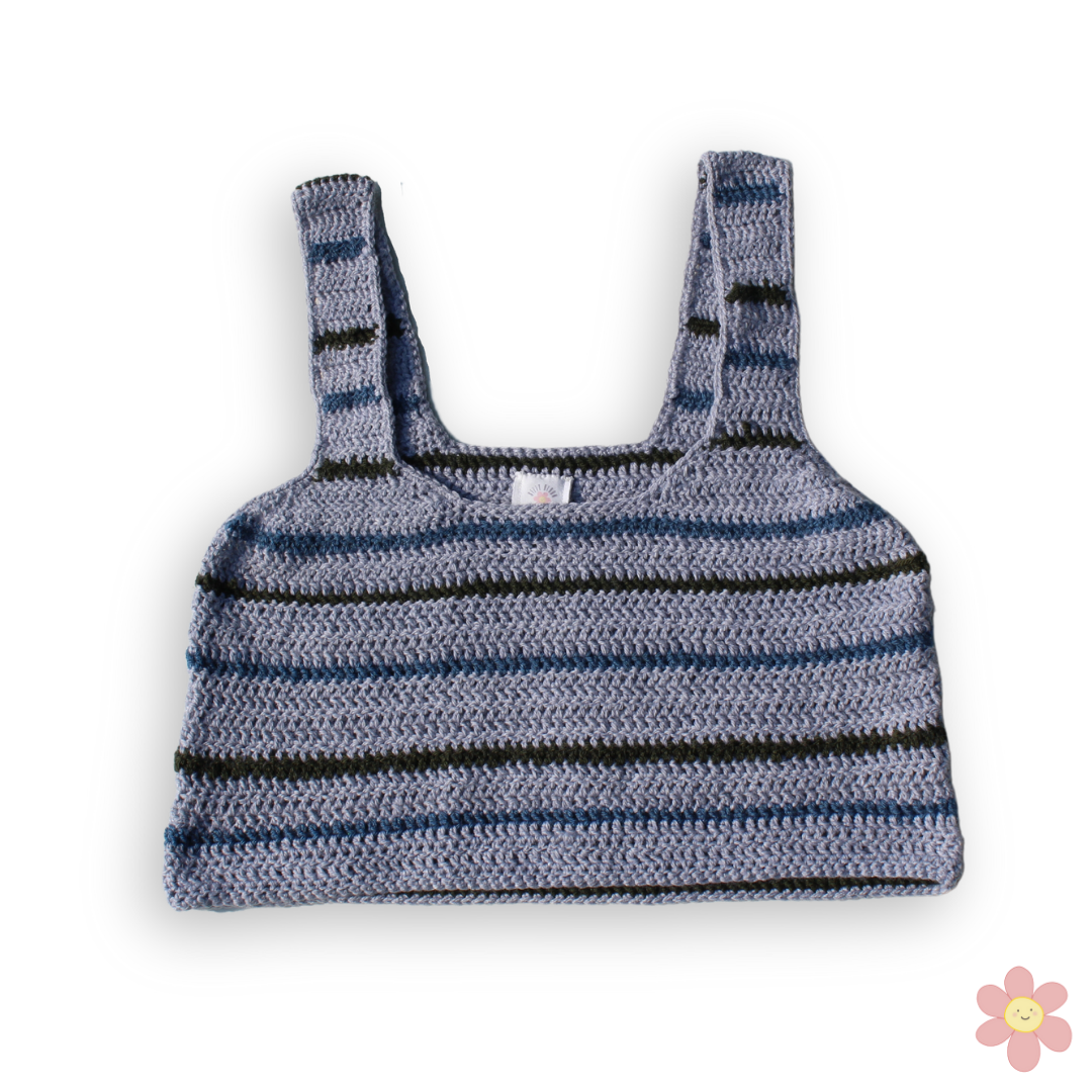 Earth Toned Striped Tank Top