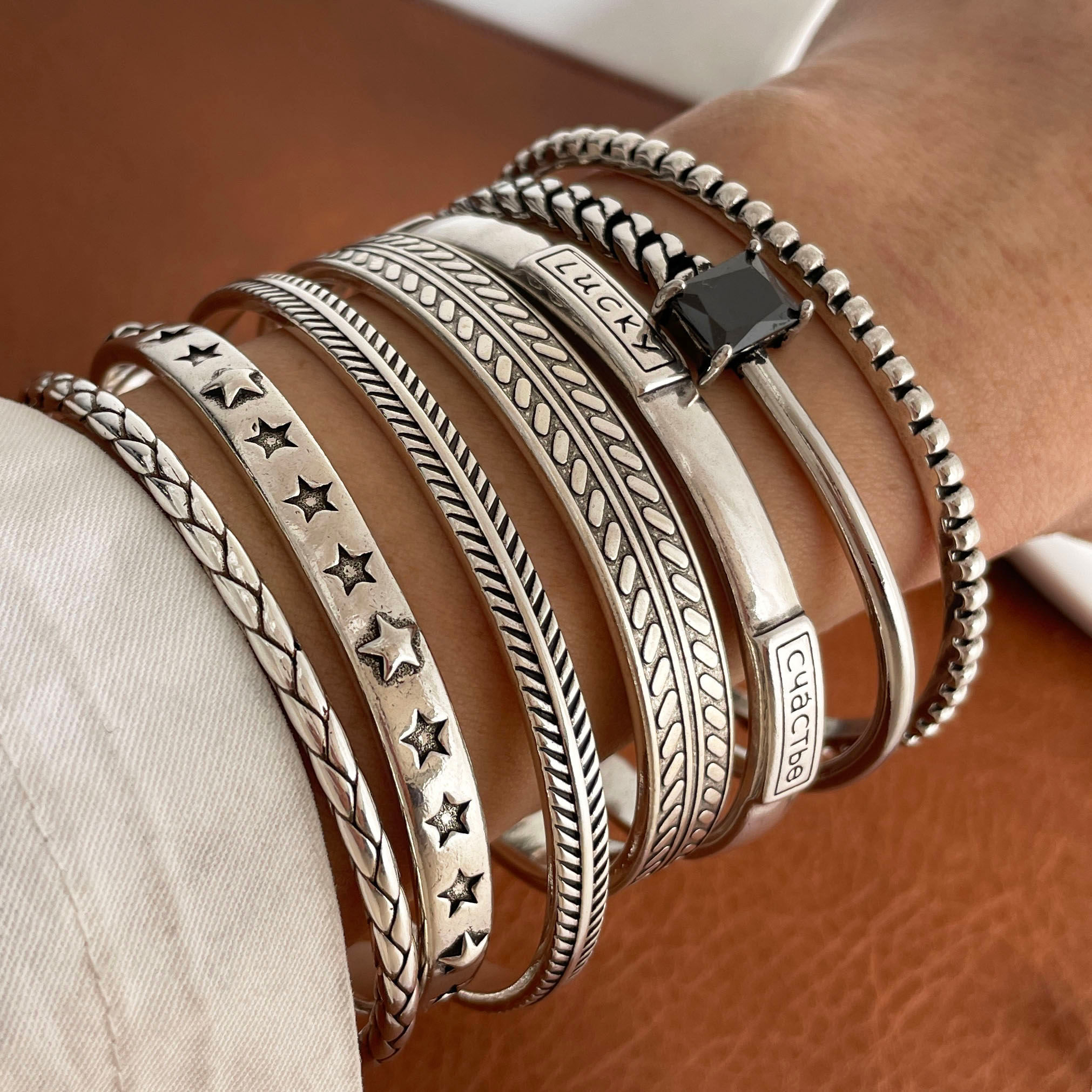 Midnight Star Cuff Set