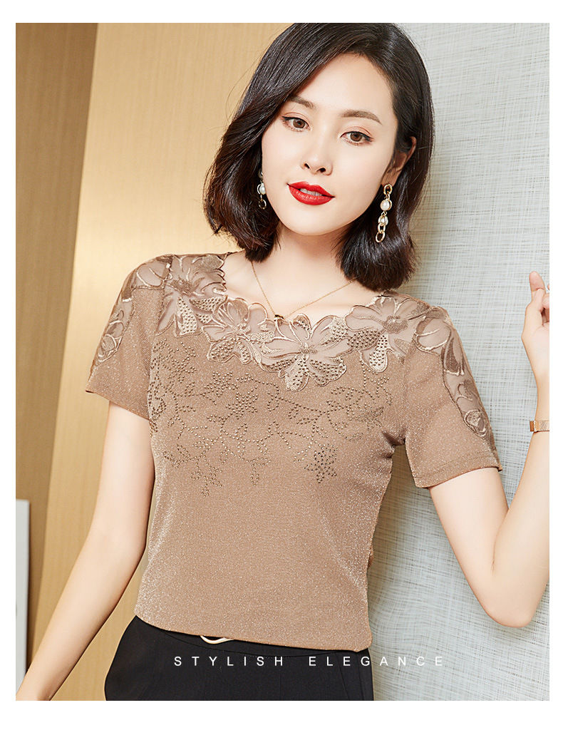 Thumbnail: Rose Elegance Lace Top