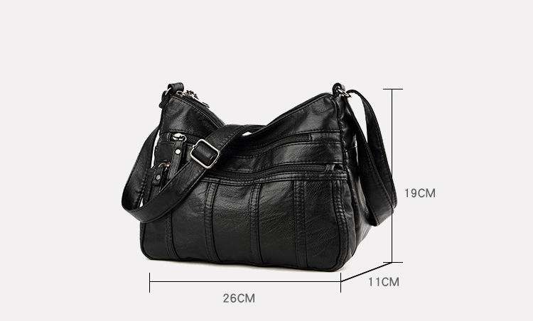 Thumbnail: Willow Multi-Zip Crossbody Bag