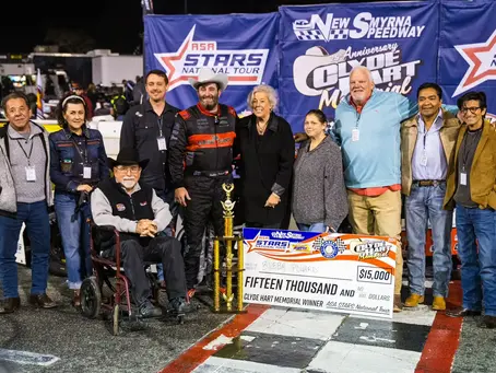 Pollard Beats Majeski For ASA STARS National Tour Win at New Smyrna Speedway
