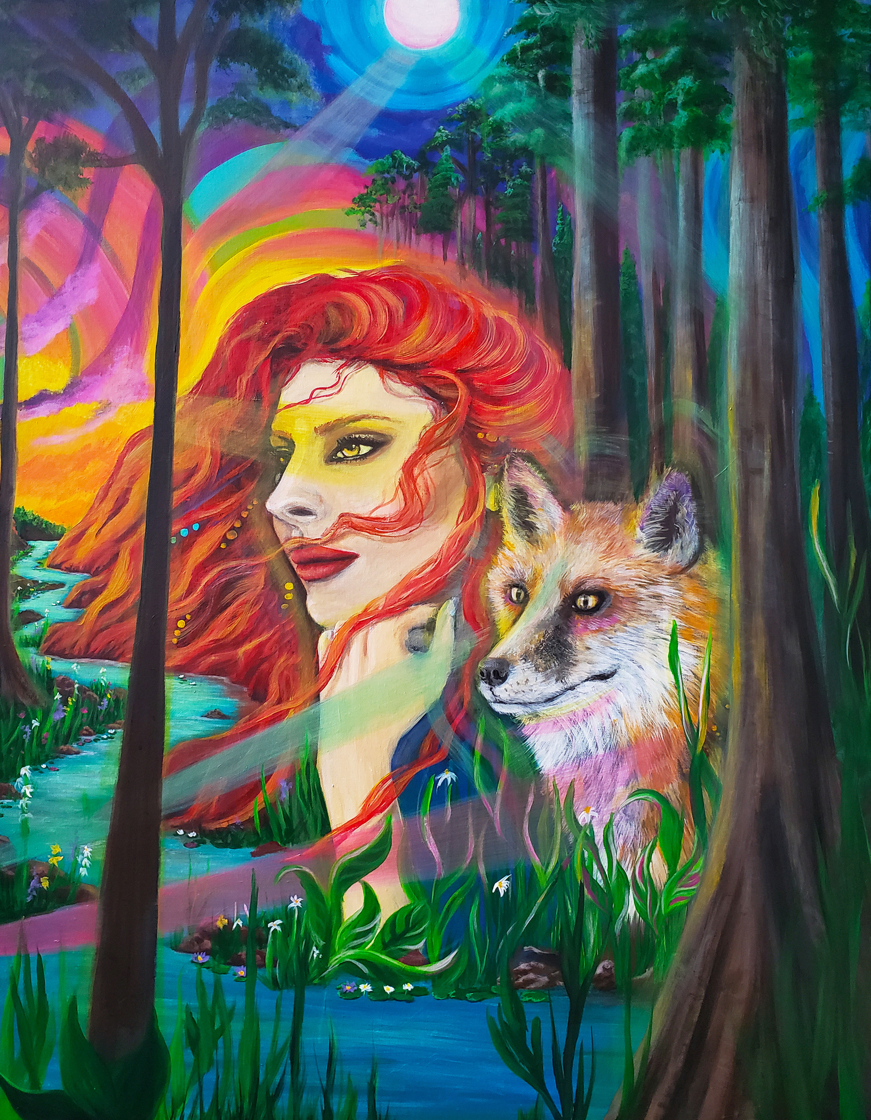 Fox Medicine Art Prints