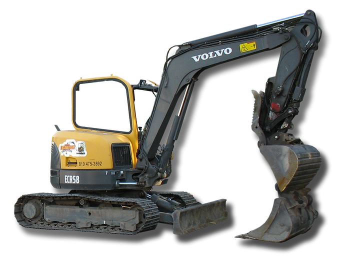 Mini excavation à Drummondville