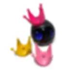 Plastic crowns in multiple colors for ebo robots