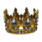 Luxury crowns with gold and diamond details