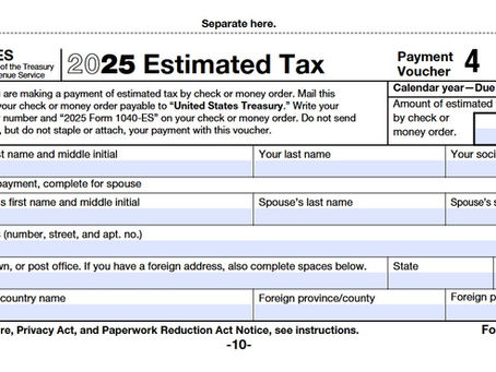 Tax Tip Tuesday: Final Quarter Estimated Tax Tips