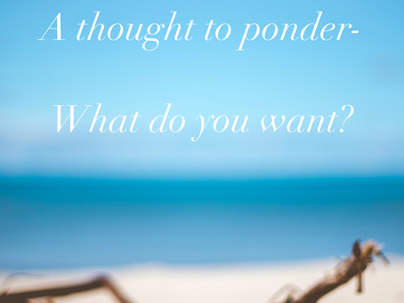 What do you want?