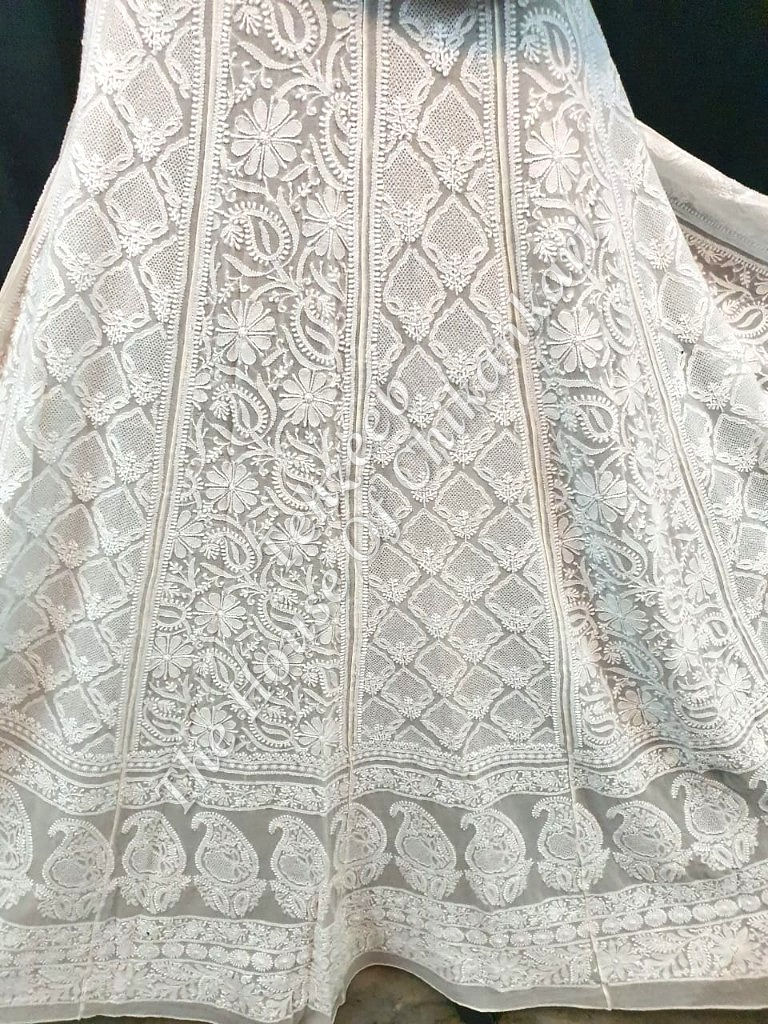 Thumbnail: Lucknow Chikankari Lehenga Set