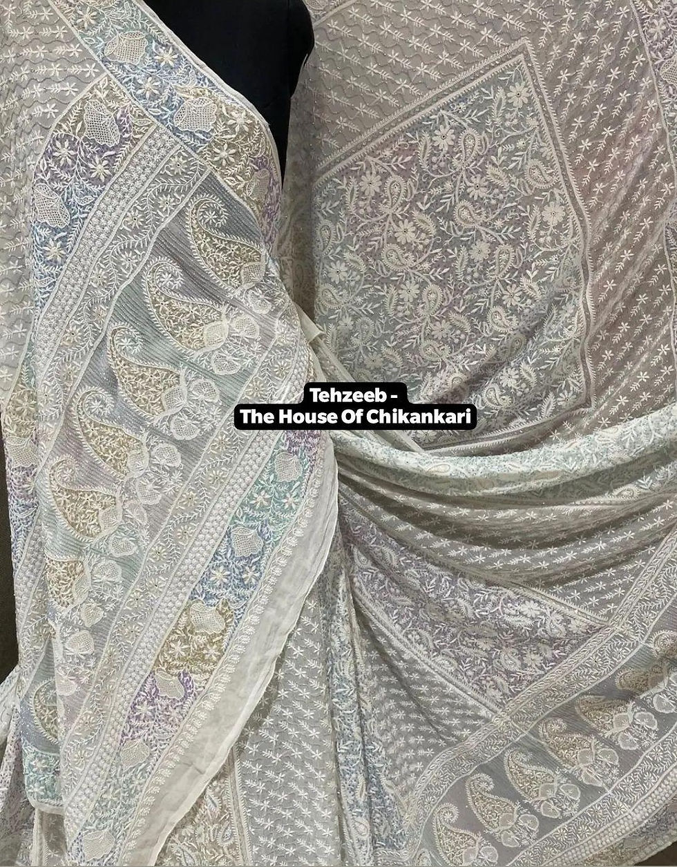 Thumbnail: Shan-E-Awadh - Afreen Ek Taar Chikankari Lehenga