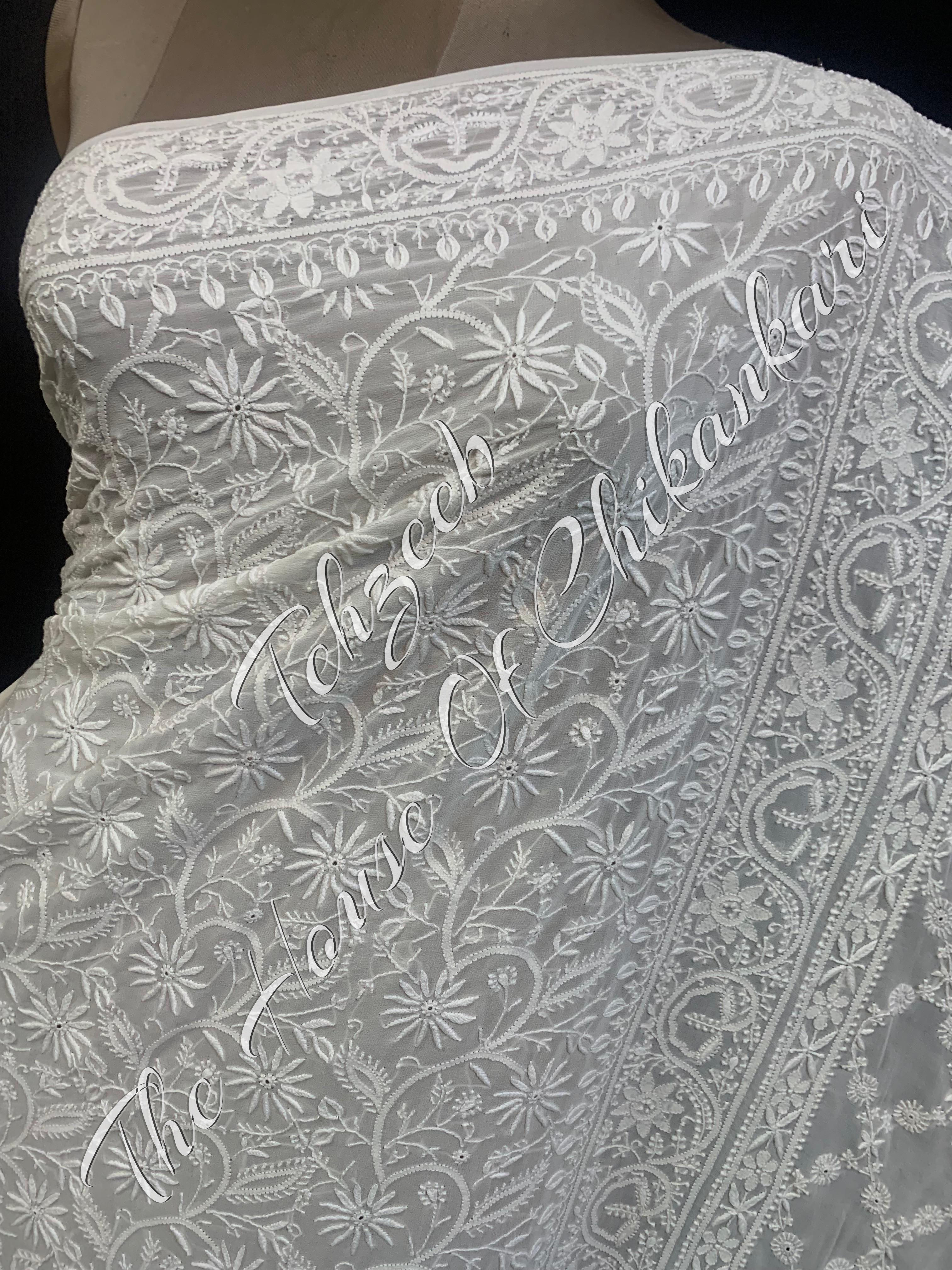 Meherbaan: Ek Taar Chikankari Saree with Bootidar Jaal