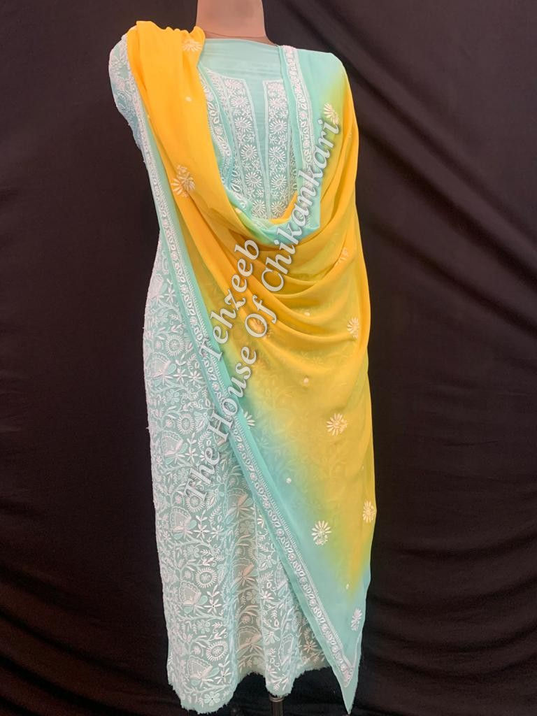 Thumbnail: Do- Teen Taar Lucknowi Chikankari
