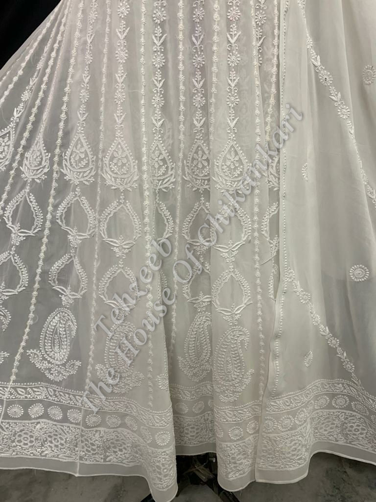 Thumbnail: MAHARANI - 24 Kaali Royal Lucknowi Chikankari Anarkali