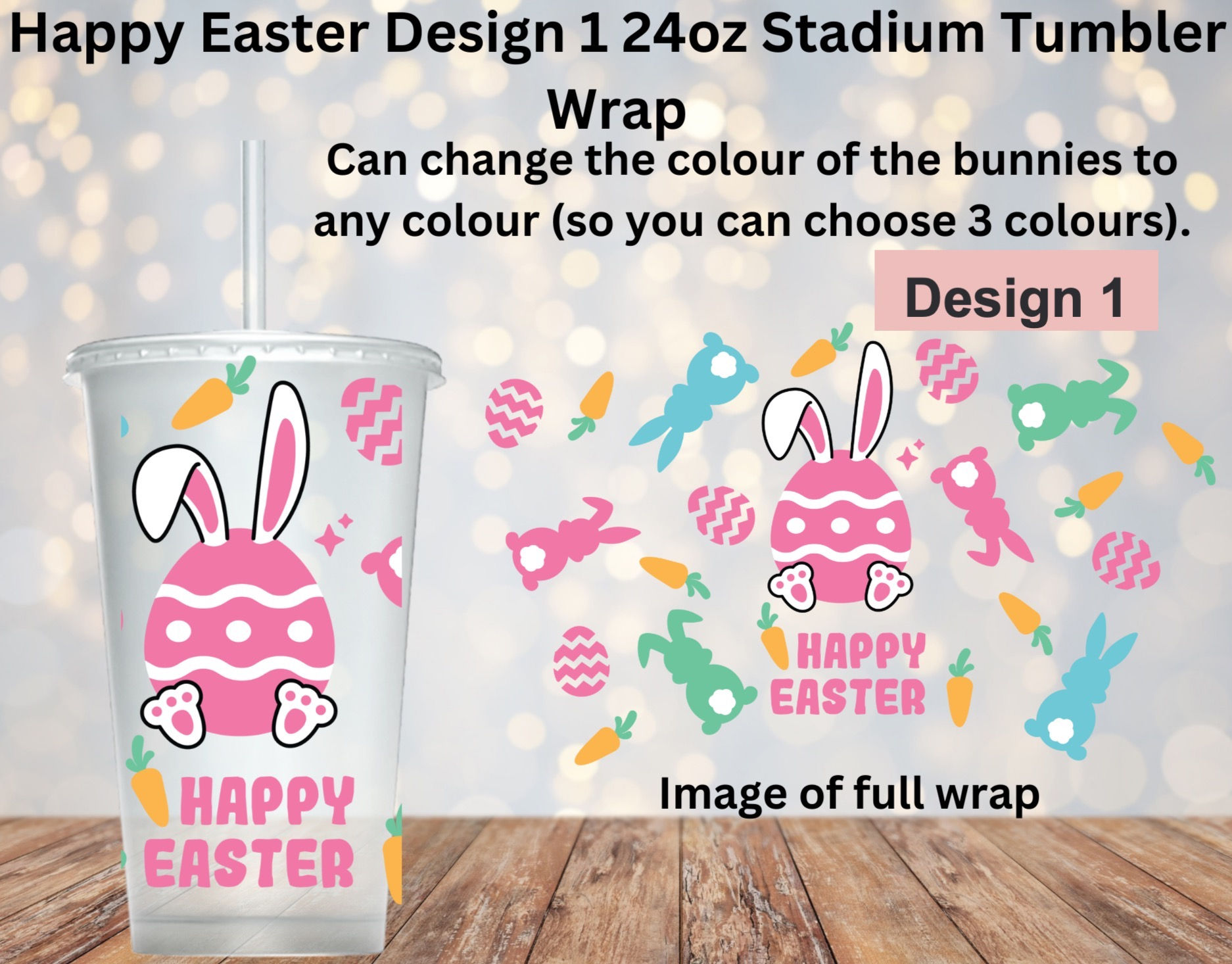 Easter 24oz Stadium Cups