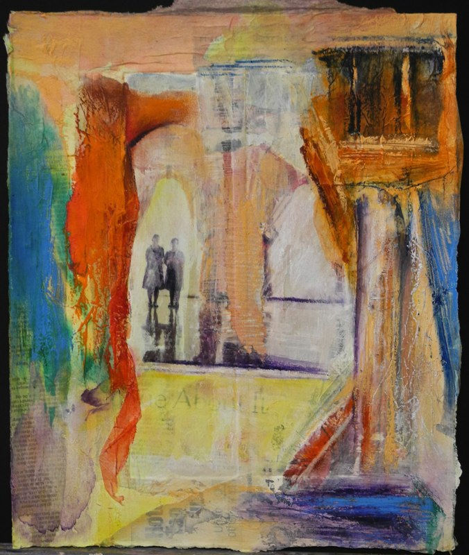 Curtain Going Up (14.5" x 15")