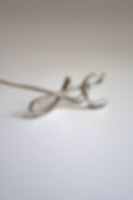 Thumbnail: Tiffany & Co. Elsa Peretti 1983 Big Alphabet y Sterling Silver Long Necklace
