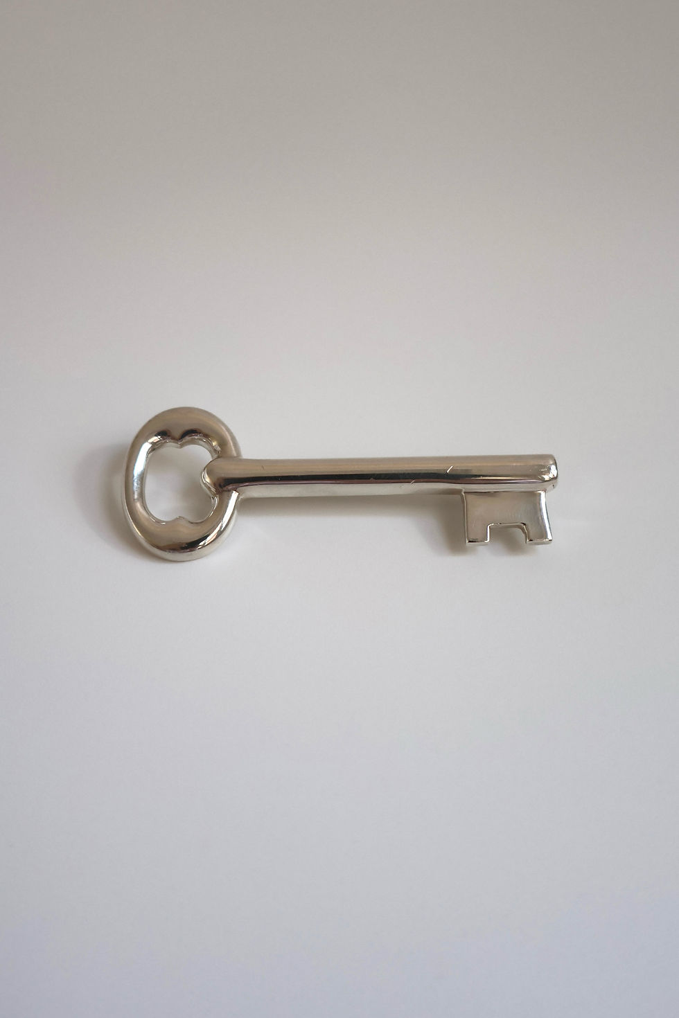 Thumbnail: Tiffany &  Co. 1994 Key Sterling Silver Brooch