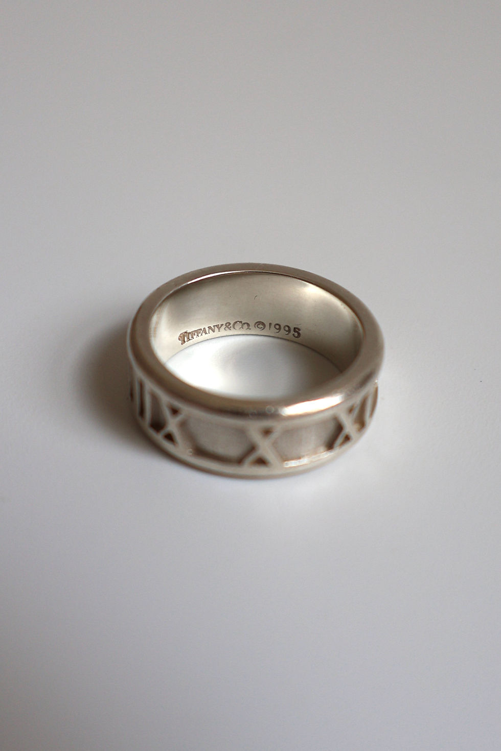 Thumbnail: Tiffany & Co.  1995 Atlas Sterling Silver Band Ring