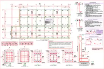 Plano de Losa de Cimentación: Ejemplo Profesional para Estudiantes e Ingenieros