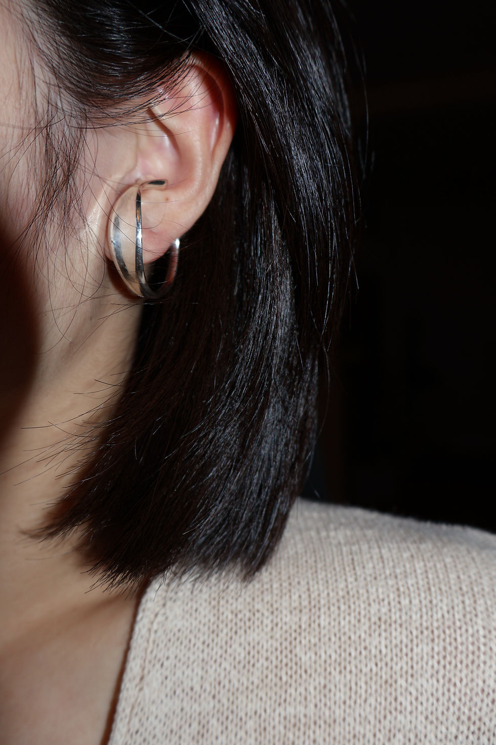 Thumbnail: Tiffany & Co. Elsa Peretti Early Bone Sterling Silver Ear Cuff *RARE*