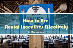 Restaurant sign offering free Wi-Fi as a rental incentive to attract tenants - thumbnail